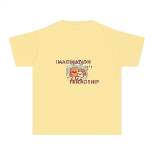 "Imagination & Friendship" Cute Vintage Graphic for Youth