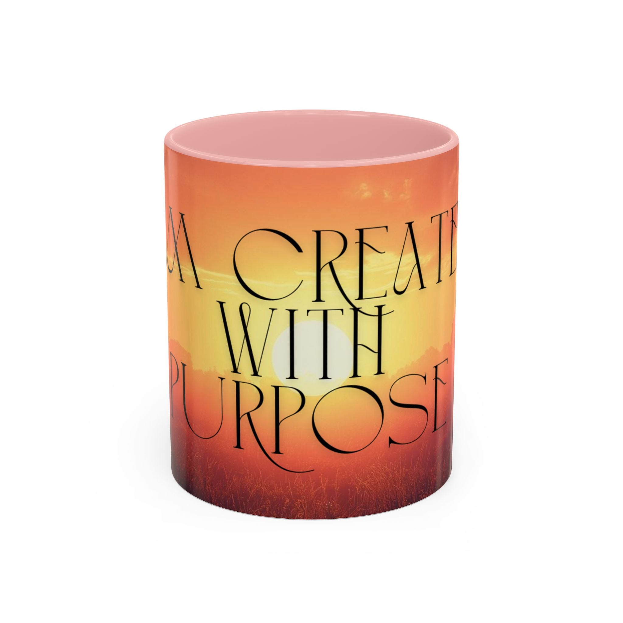 Created With Purpose Sunrise Accent Coffee Mug (11/15 oz)