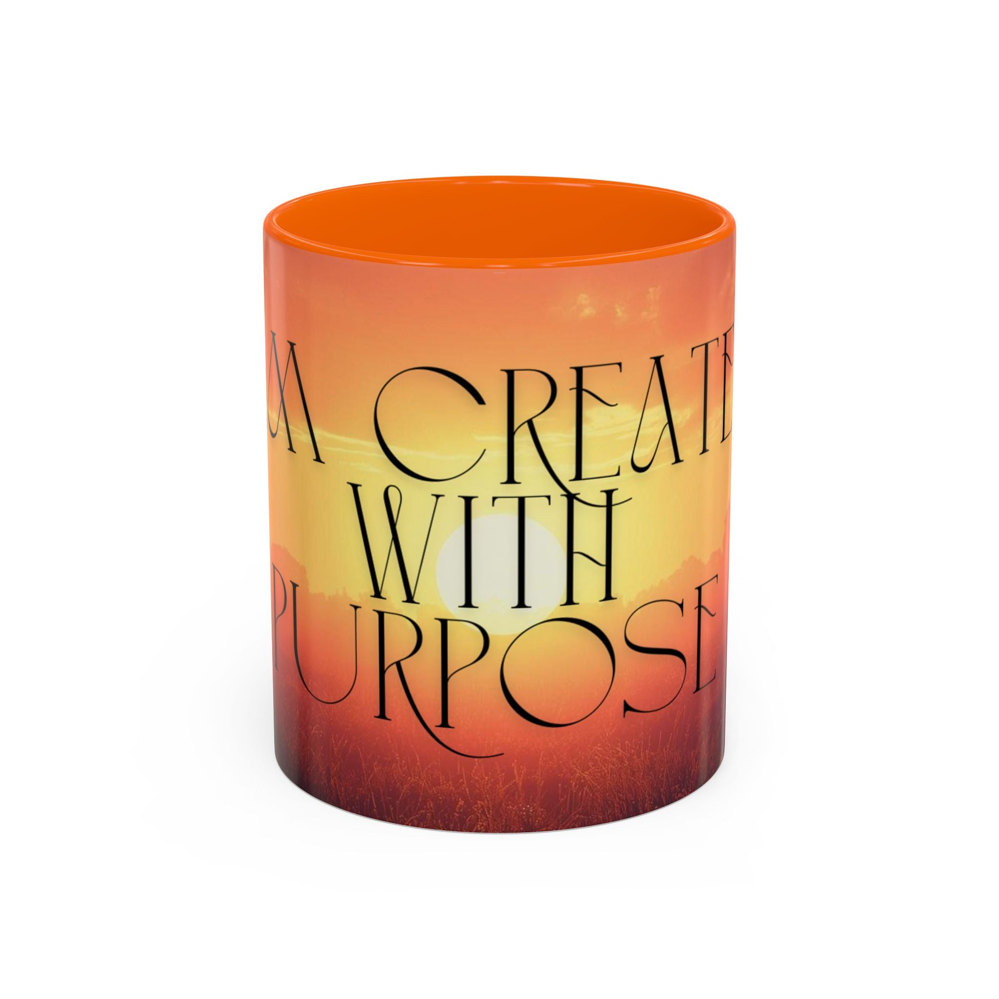 Created With Purpose Sunrise Accent Coffee Mug (11/15 oz)
