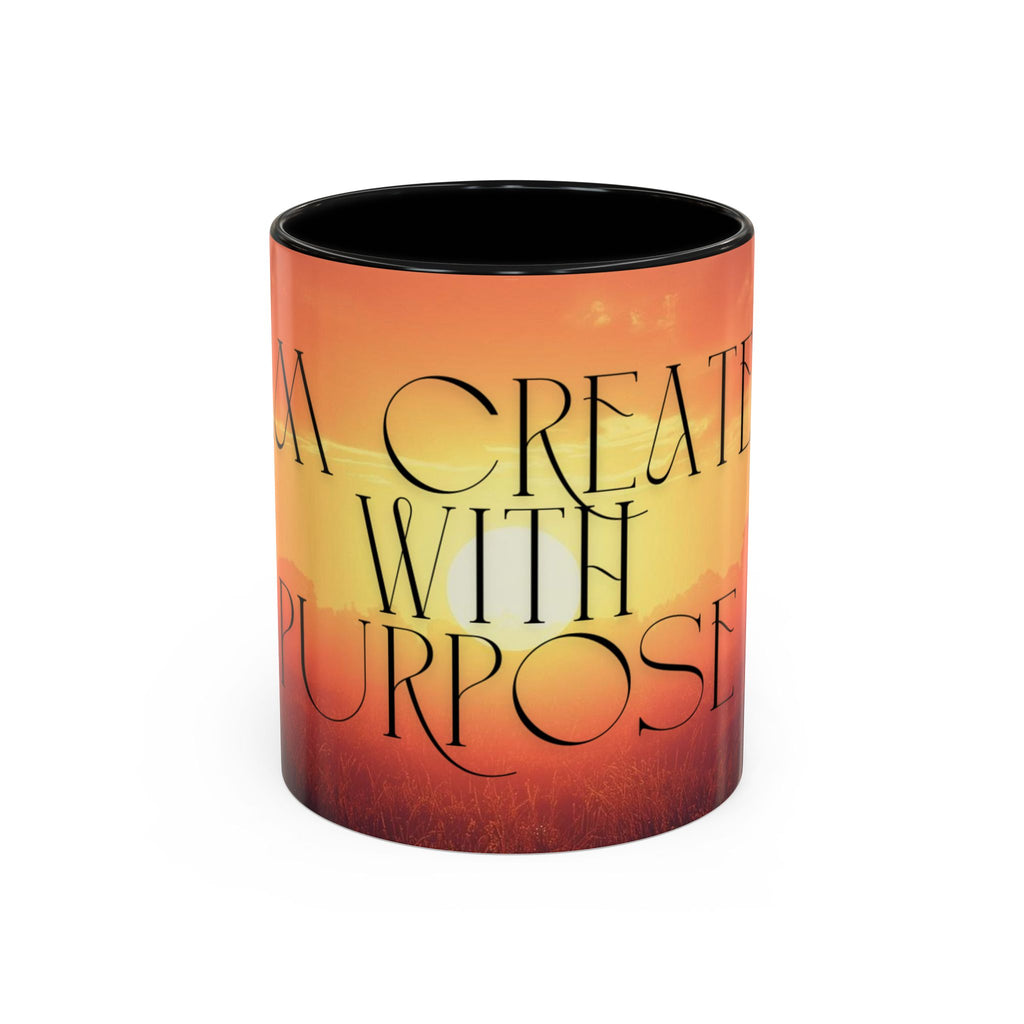Created With Purpose Sunrise Accent Coffee Mug (11/15 oz)