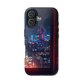 City Nights Tough Phone Case — Retro Skyline Protective Phone Cover