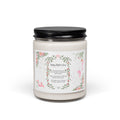 Happy Mother's Day Floral Soy Candle 9oz Scented Jar (Pink Edition)