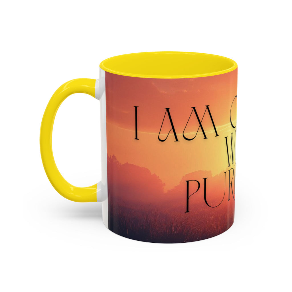 Created With Purpose Sunrise Accent Coffee Mug (11/15 oz)