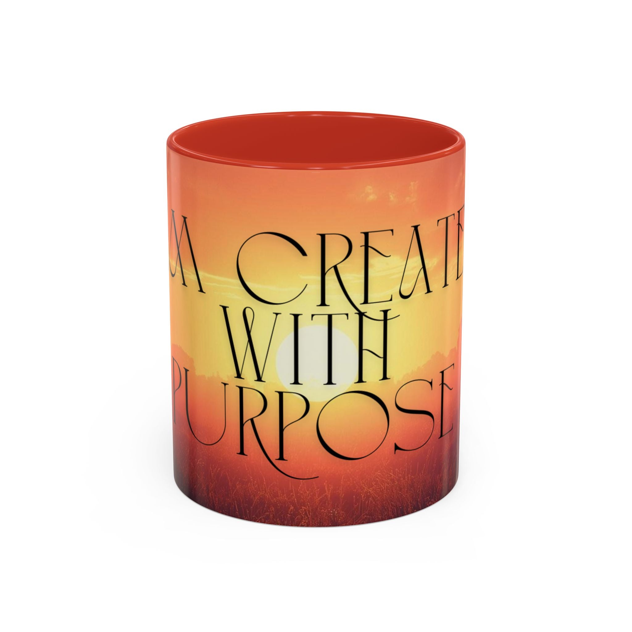 Created With Purpose Sunrise Accent Coffee Mug (11/15 oz)