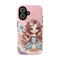 Cute Cupcake Fairy Phone Case — Pink Princess Tough Case for Girls