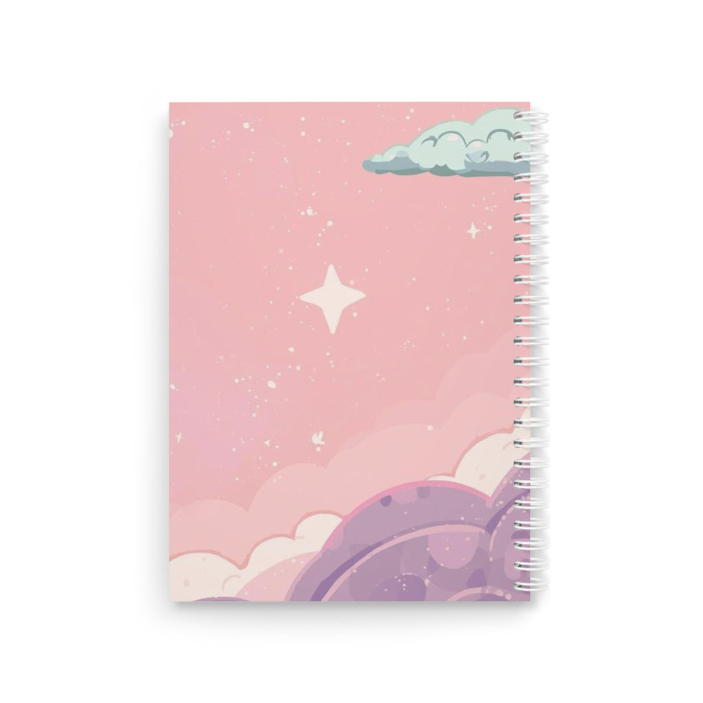 Fairy Donut Princess Spiral Notebook — Cute Journal Design for Kids & Teens