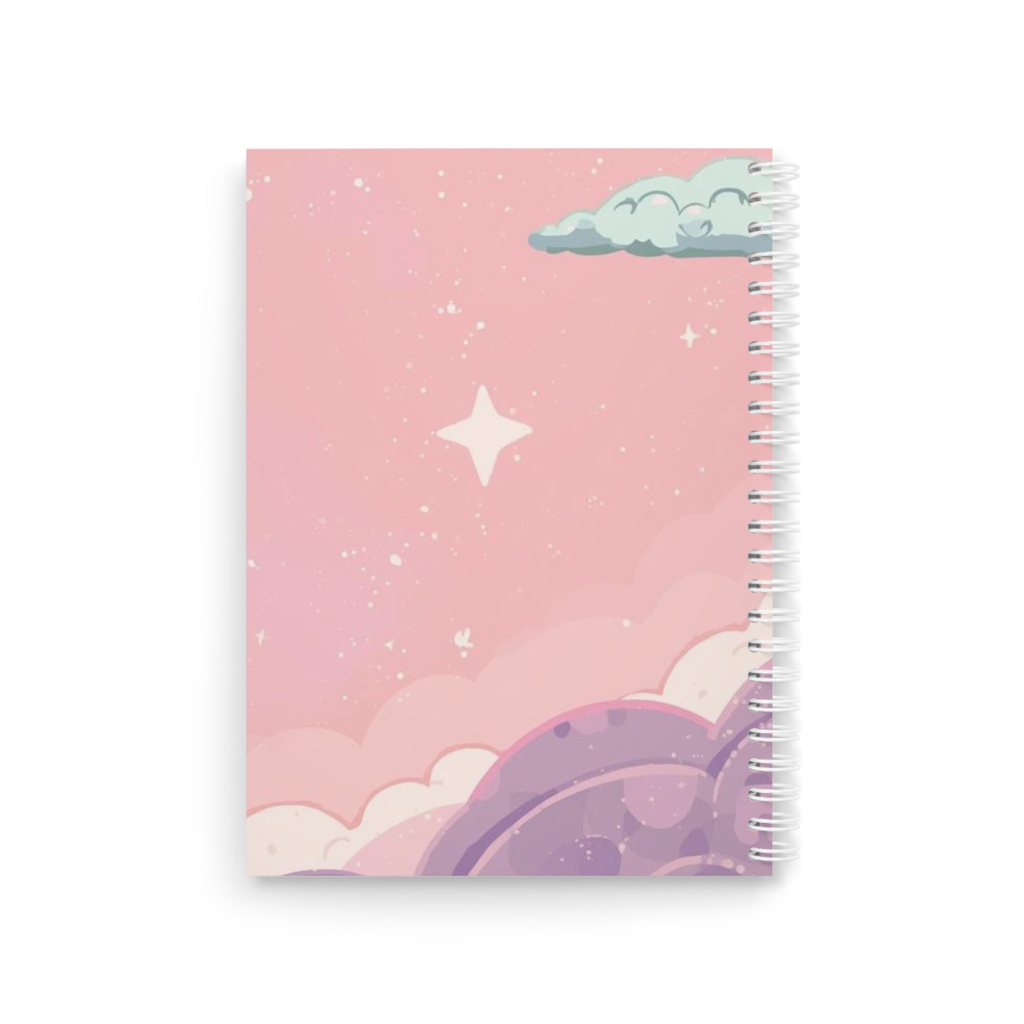 Fairy Donut Princess Spiral Notebook — Cute Journal Design for Kids & Teens