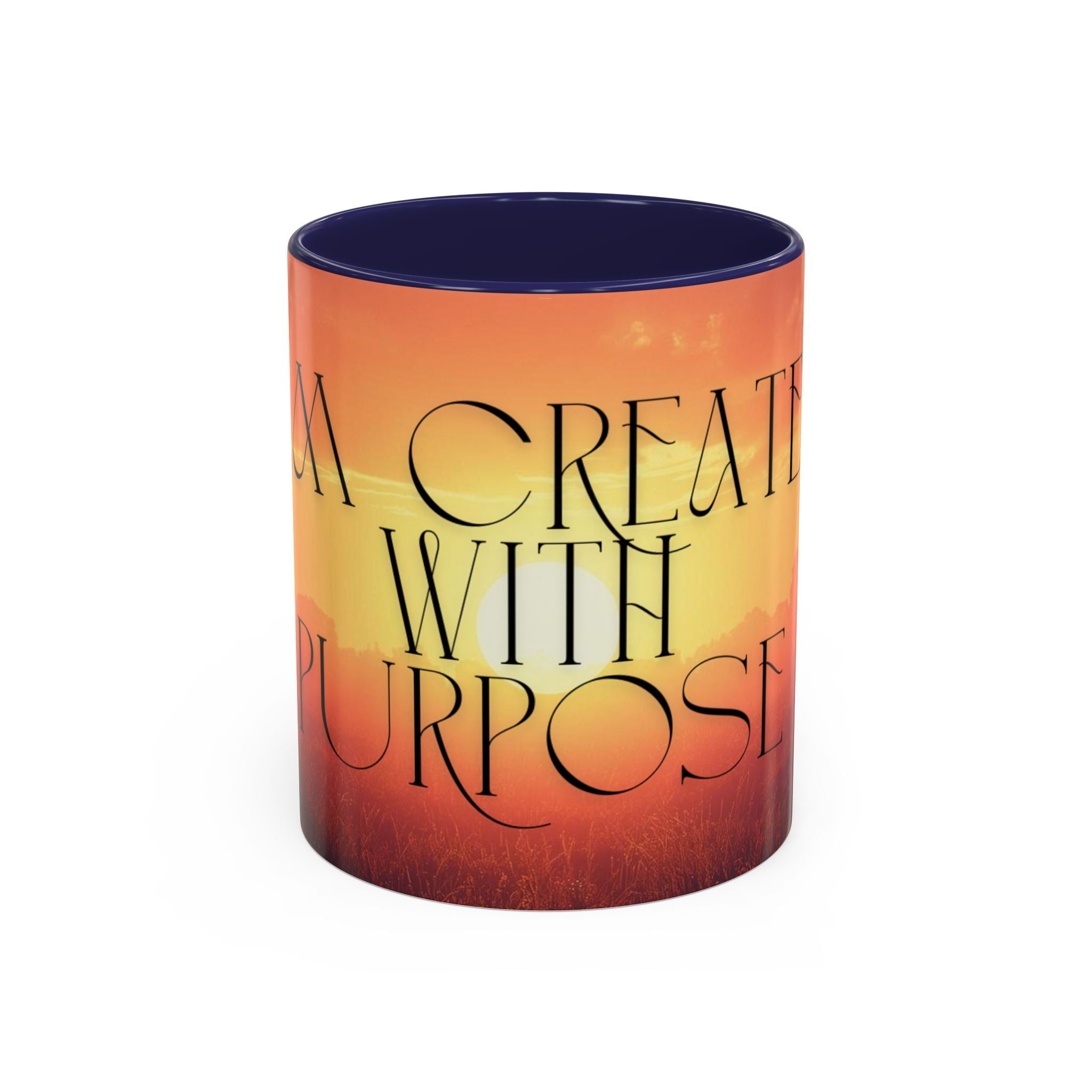 Created With Purpose Sunrise Accent Coffee Mug (11/15 oz)