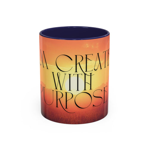 Created With Purpose Sunrise Accent Coffee Mug (11/15 oz)