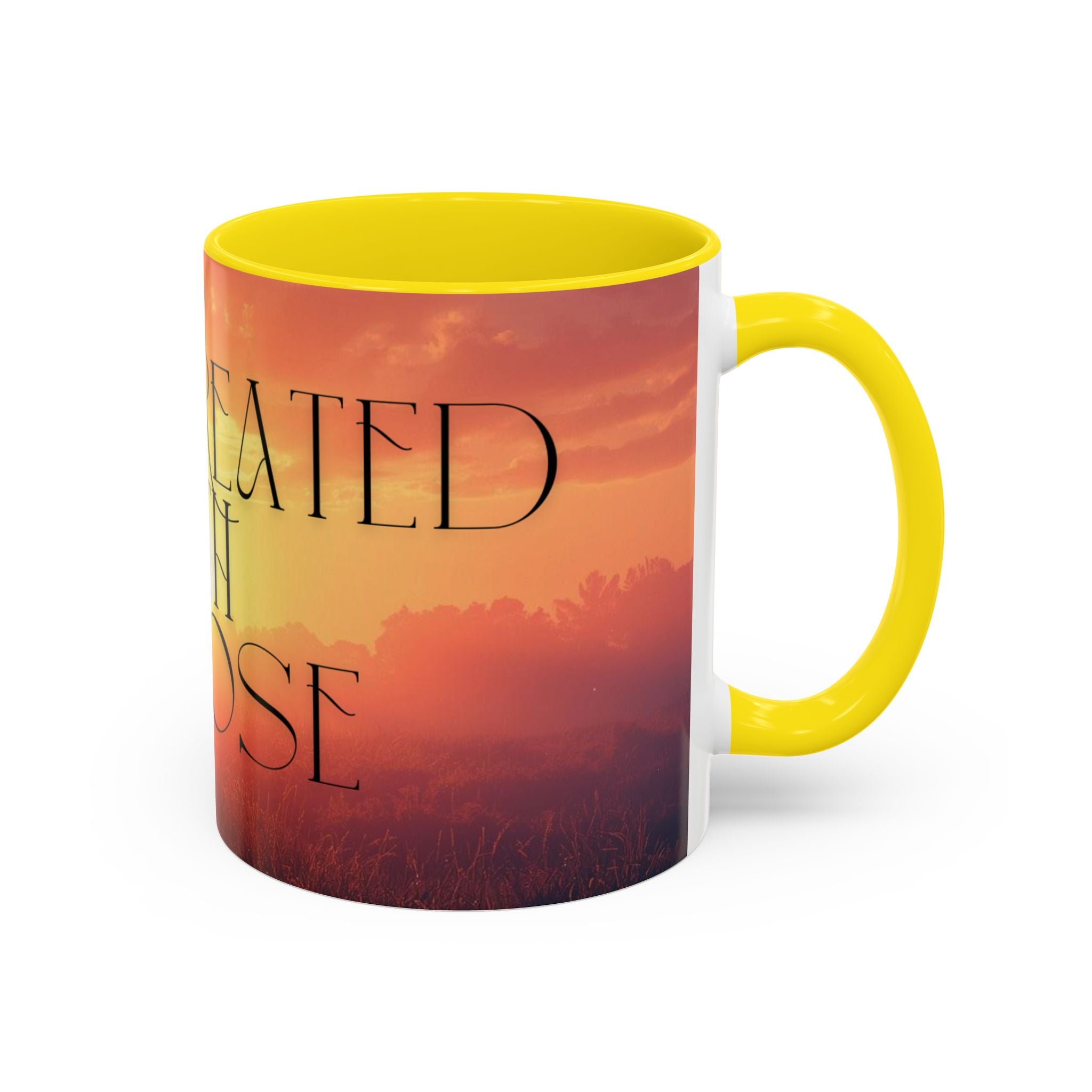 Created With Purpose Sunrise Accent Coffee Mug (11/15 oz)