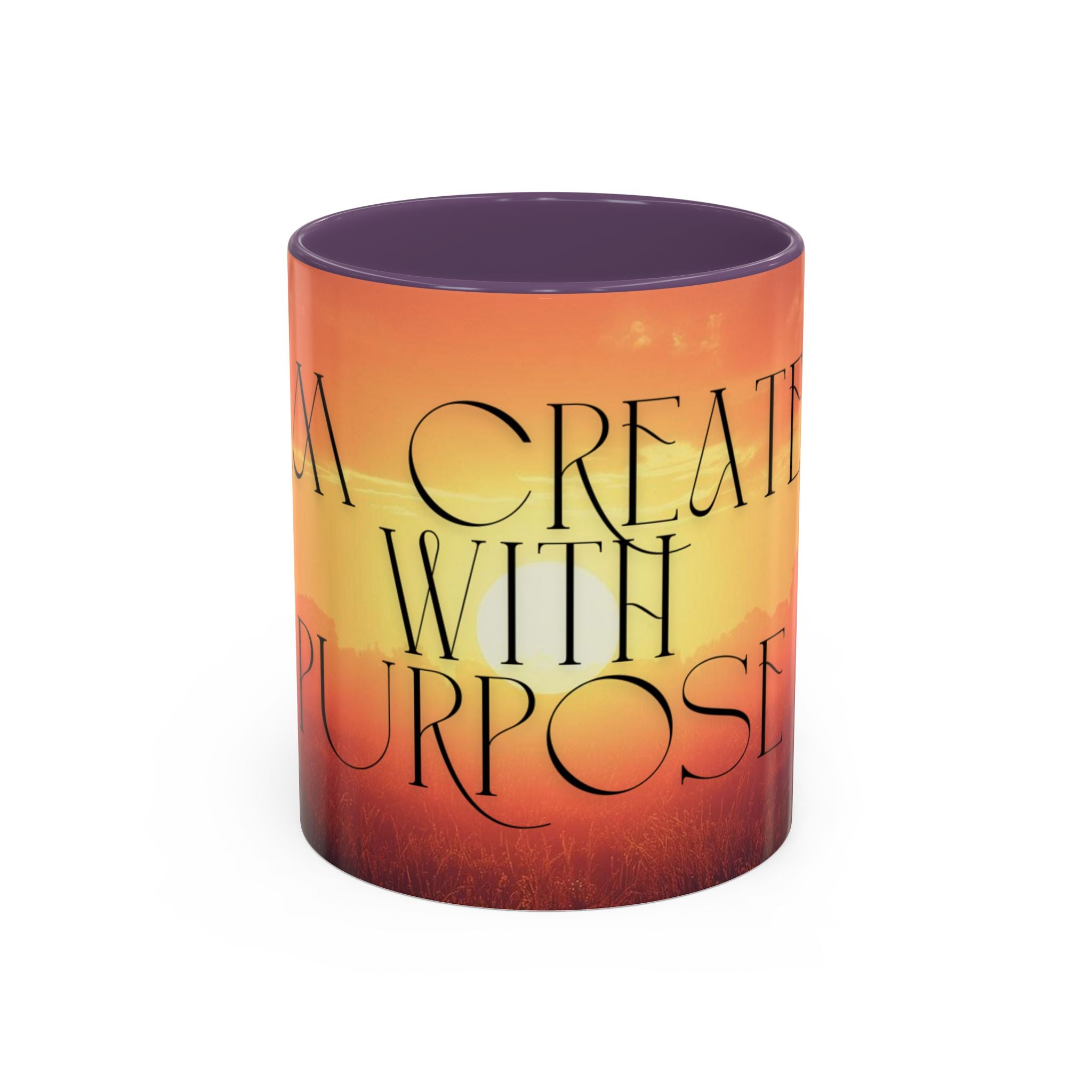 Created With Purpose Sunrise Accent Coffee Mug (11/15 oz)