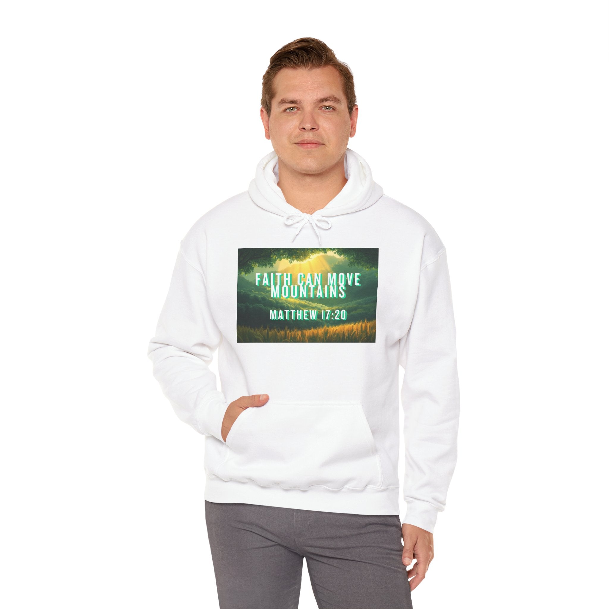 Faith Can Move Mountains Hoodie – Inspirational Sweatshirt