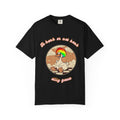 Duck Graphic Tee Shirt — "To honk or not honk, silly goose" Retro Rainbow Design