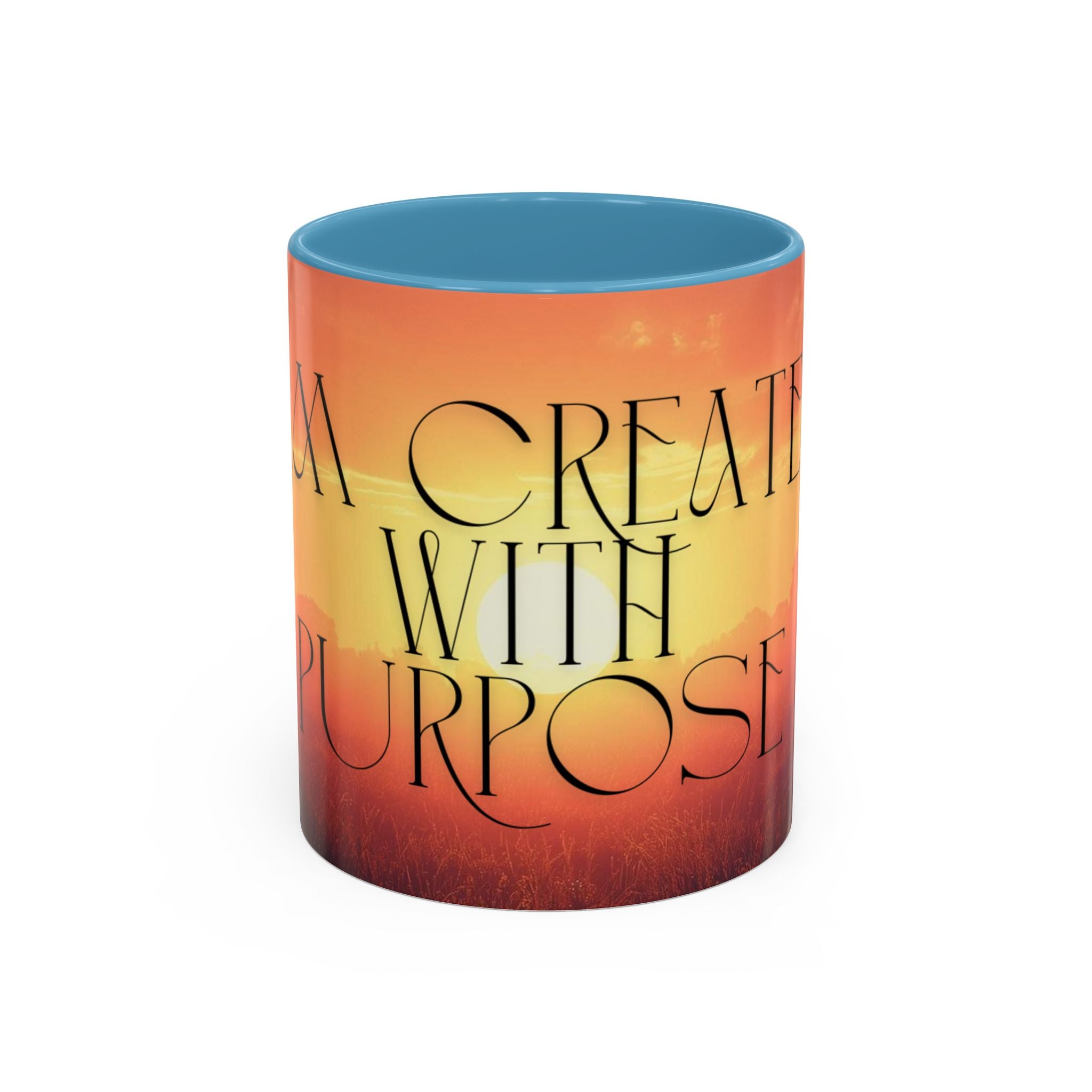 Created With Purpose Sunrise Accent Coffee Mug (11/15 oz)
