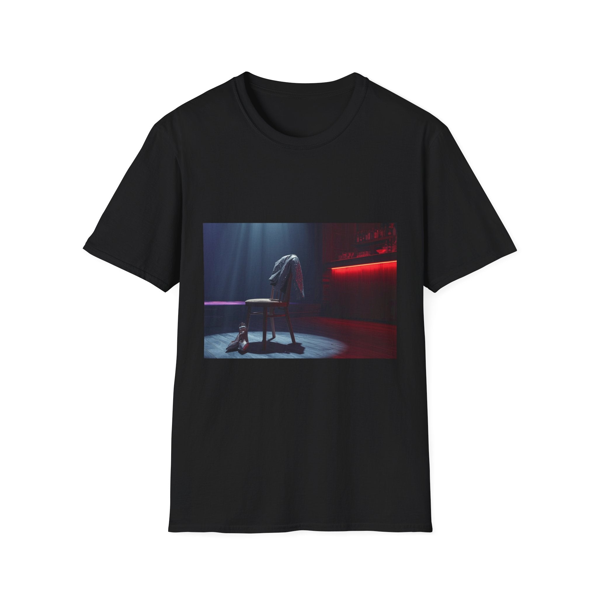 Showgirl is Gone Forever - Moody Neon Club Scene Graphic Tee