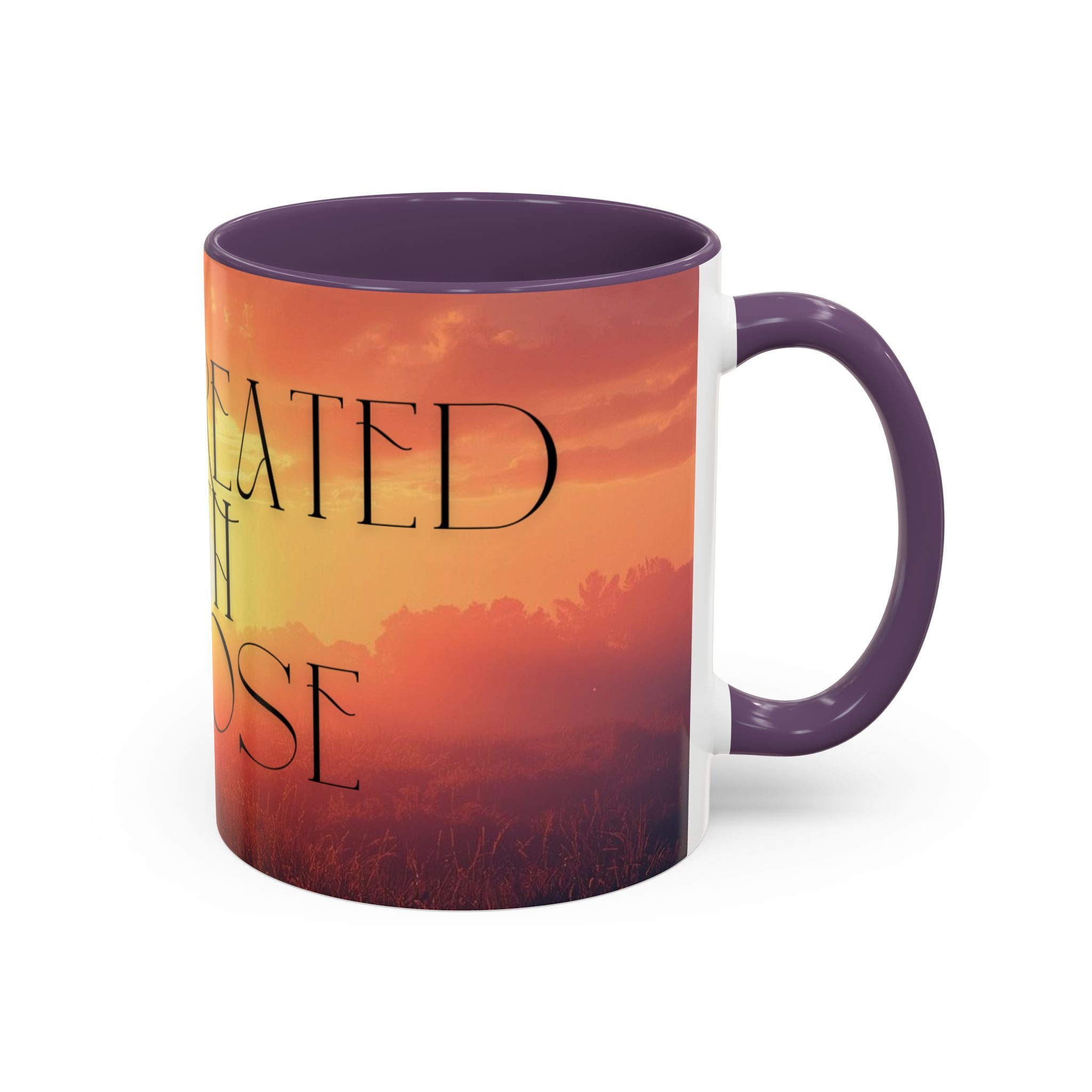 Created With Purpose Sunrise Accent Coffee Mug (11/15 oz)