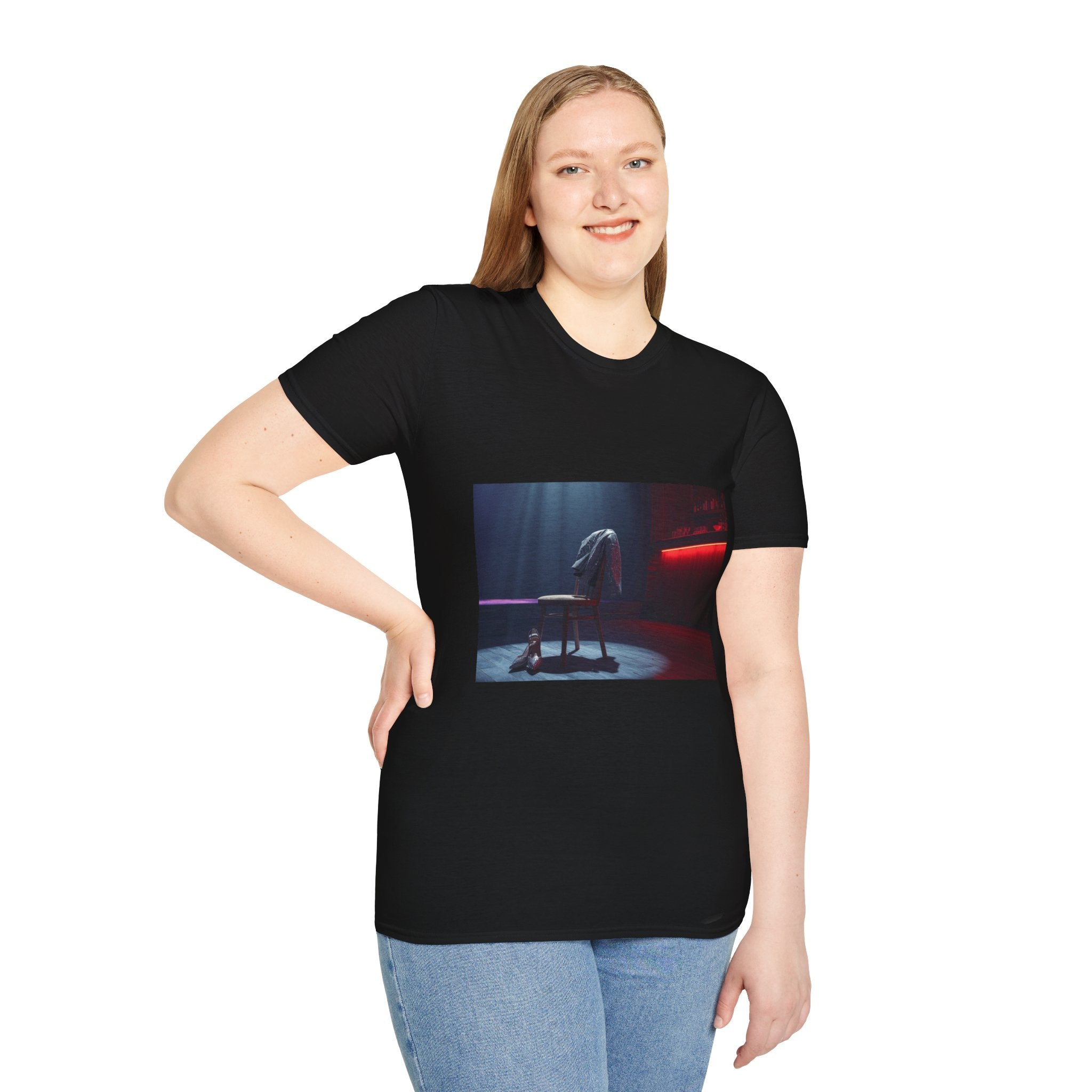 Showgirl is Gone Forever - Moody Neon Club Scene Graphic Tee