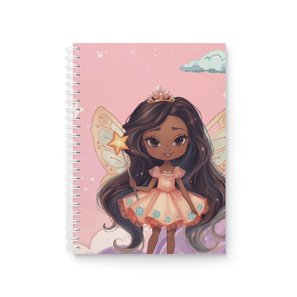 Fairy Cupcake Princess Spiral Notebook — Cute Journal Design for Kids & Teens