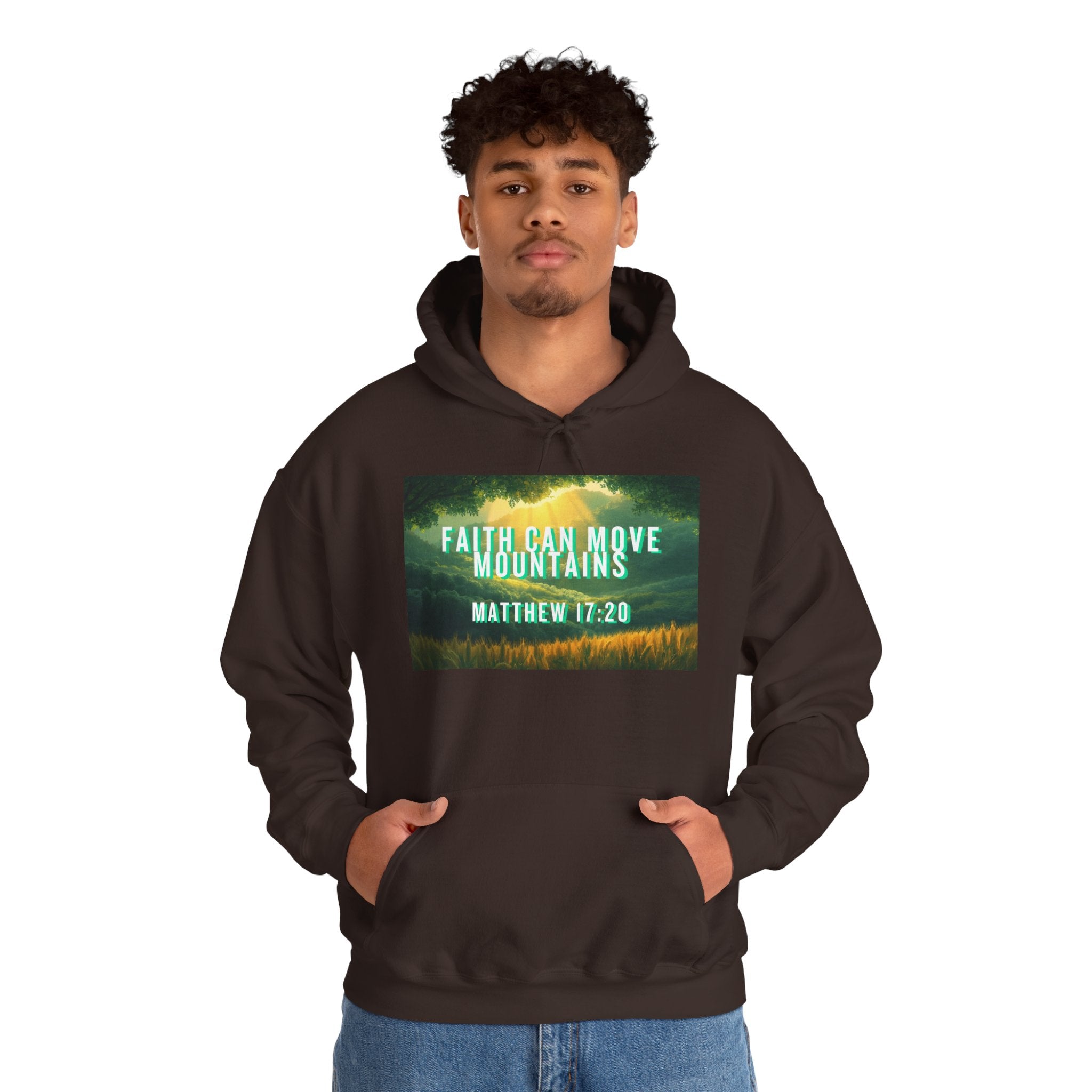 Faith Can Move Mountains Hoodie – Inspirational Sweatshirt