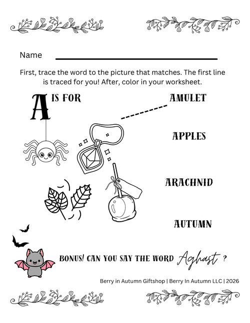 Baby Bat’s First Activity Book | ABCs, Shapes, Safety & Kind Words | Physical and eBook Available for Purchase